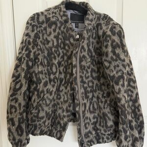 NEW Banana Republic Animal Print Coat